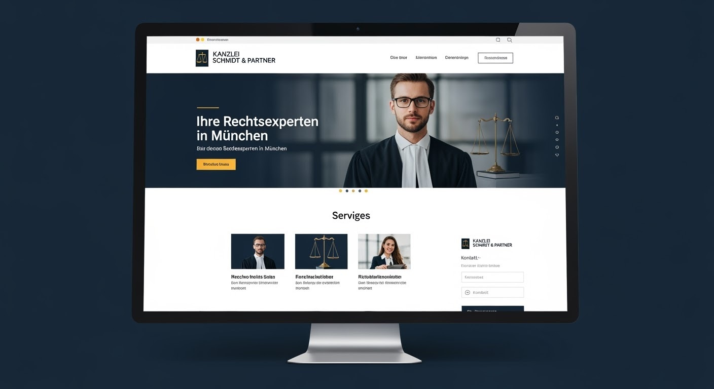 Website Beispiel Rechtsanwaltskanzlei