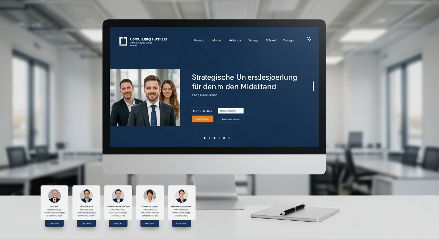Website Beispiel Unternehmensberatung